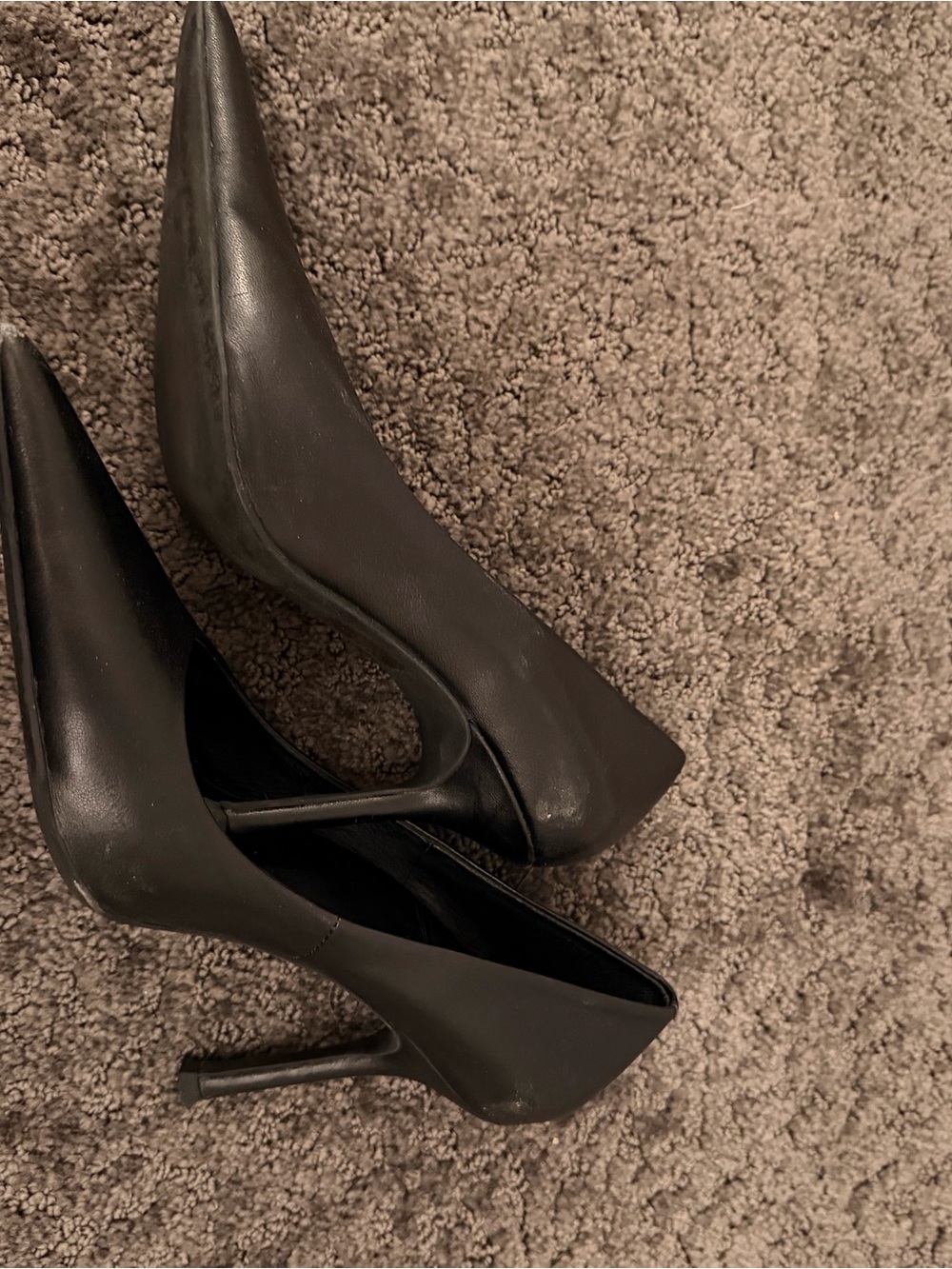 JEFFREY CAMPBELL Classic Black Pointed-Toe Stiletto Pumps - Picture 4 of 6
